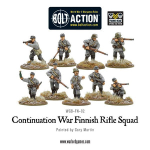 Axis Powers - Finnish Rifle Squad: Warlord Games Bolt Action