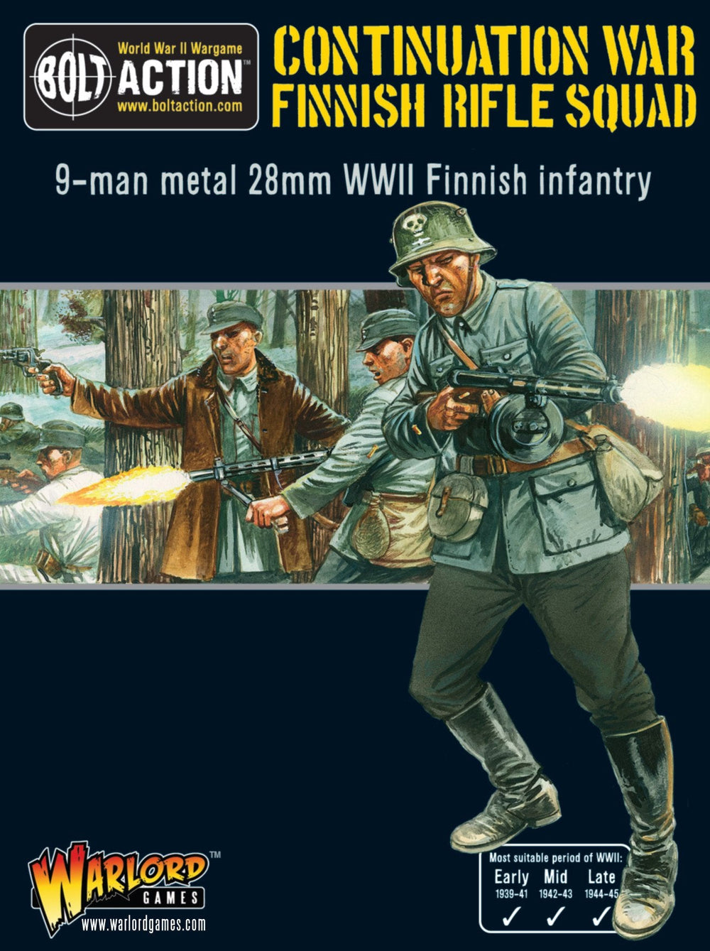 Axis Powers - Finnish Rifle Squad: Warlord Games Bolt Action