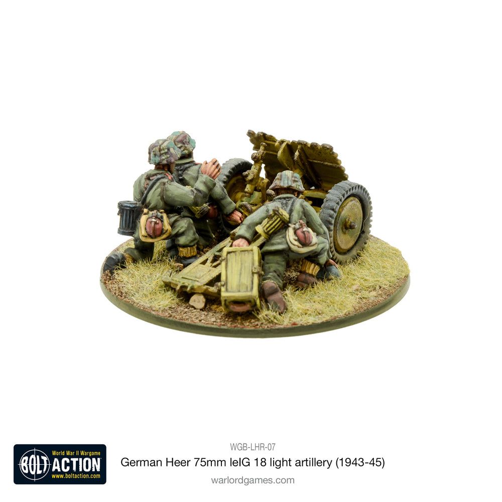 GERMANY: HEER 75MM LEIG 18 LIGHT ARTILLERY Warlord Games Bolt Action