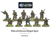 Poland - 10th Motorised Brigade Squad: Warlord Games Bolt Action
