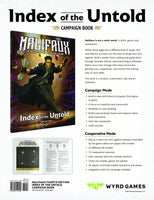 Malifaux Fourth Edition: Index of the Untold Campaign Book Wyrd Games
