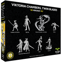 Malifaux Fourth Edition: Viktoria Chambers, Twin Blades Outcasts Wyrd Games Miniatures
