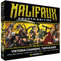 Malifaux Fourth Edition: Viktoria Chambers, Twin Blades Outcasts Wyrd Games Miniatures
