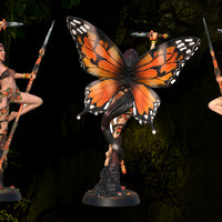 Winged Dryad Cinnamon: Printomancer Forces of Nature Resin 3D Print