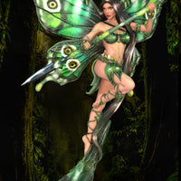 Winged Dryad Aldoris: Printomancer Forces of Nature Resin 3D Print