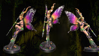 Winged Dryad Lotusia: Printomancer Forces of Nature Resin 3D Print
