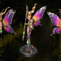 Winged Dryad Lotusia: Printomancer Forces of Nature Resin 3D Print