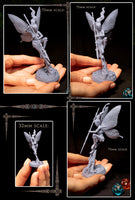 Winged Dryad Lotusia: Printomancer Forces of Nature Resin 3D Print
