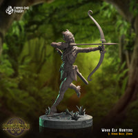 Wood Elf Hunters: Crippled God Foundry Age of Fantasy 3D Print
