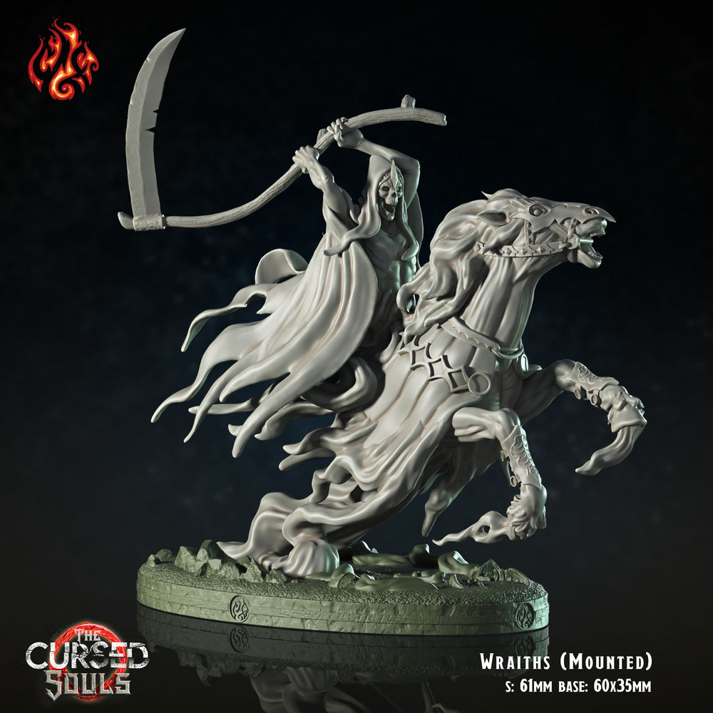 Wraiths Mounted: Crippled God Foundry Cursed Souls 3D Resin Print