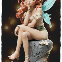 Celestia; 3D Printed Female Miniature, Fairy Miniature