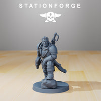 Grim Guard - Colonel Mikhail: StationForge Grim Dark Future 3D Print
