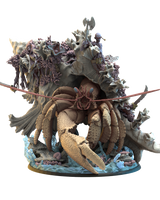 Corpse Hermit Crab Undead of Misty Island  by Lost Kingdom Miniatures;  Resin 3D Print
