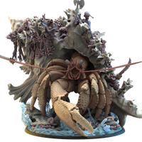 Corpse Hermit Crab Undead of Misty Island  by Lost Kingdom Miniatures;  Resin 3D Print