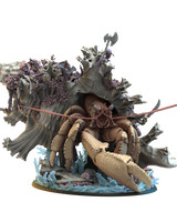 Corpse Hermit Crab Undead of Misty Island  by Lost Kingdom Miniatures;  Resin 3D Print
