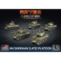 USA: M4 SHERMAN PLATOON (LATE WAR) Battlefront Miniatures Flames of War