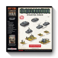 German Light Tank Company (Plastic) (Early War) Flames of War Battlefront Miniatres
