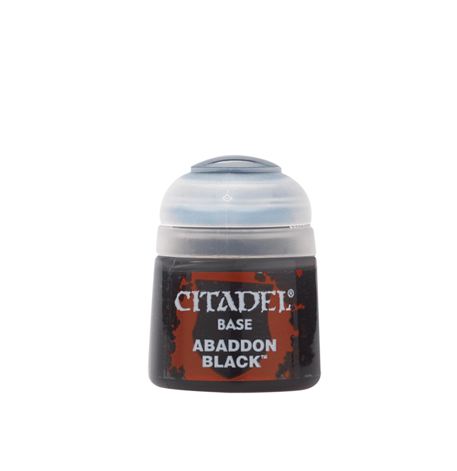 Base - Abaddon Black 12mL: Games Workshop Citadel Paint