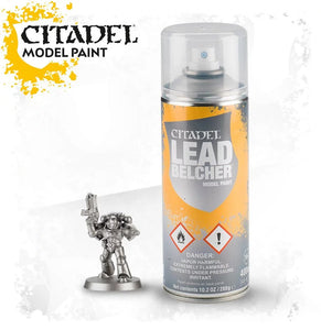 SPRAY: LEADBELCHER PRIMER 400ML Games Workshop Citadel Paint