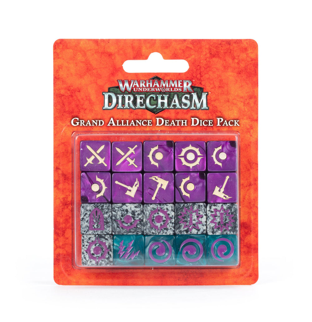 GRAND ALLIANCE DEATH: DICE Games Workshop Warhammer Underworlds