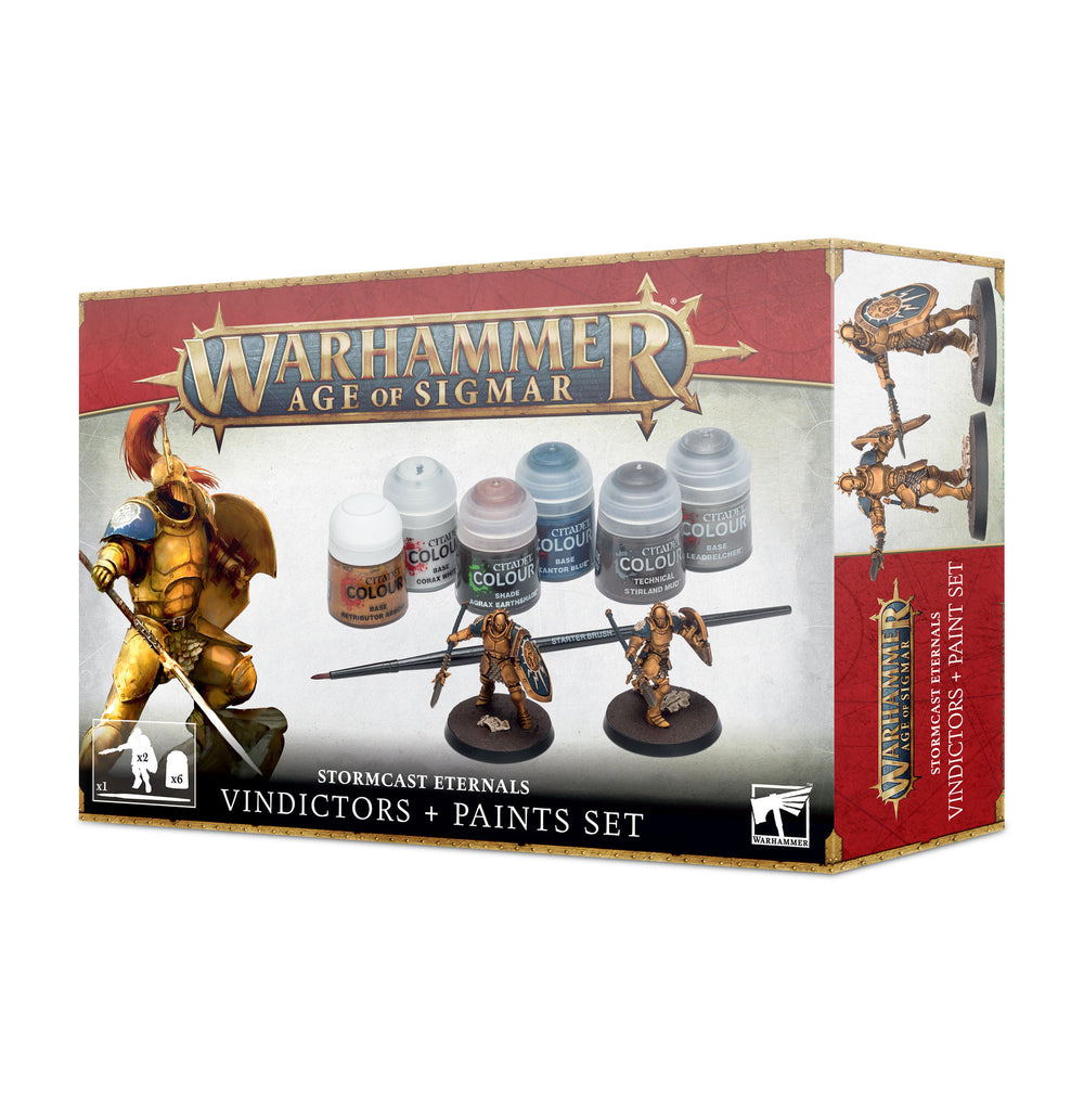 STORMCAST ETERNALS: VINDICTORS + PAINT SET GW Warhammer Age of Sigmar