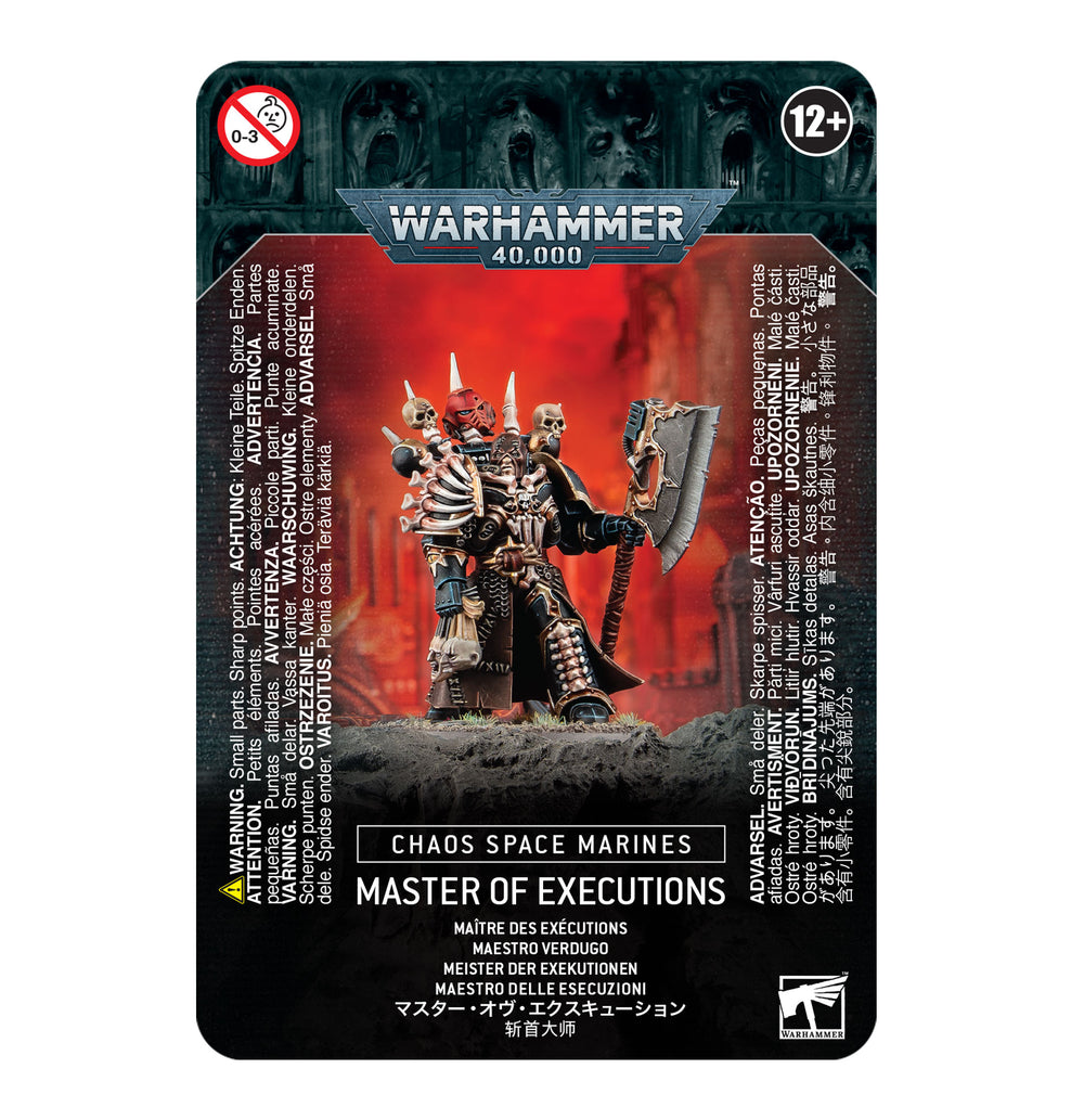 CHAOS SPACE MARINES: MASTER OF EXECUTIONS Games Workshop Warhammer 40000