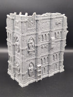 Large Tournament Left Corner Ruins LOS Blocking : Domina Ferrum Grim Dark Imperial 3D Printed Terrain (Copy)
