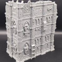 Large Tournament Left Corner Ruins LOS Blocking : Domina Ferrum Grim Dark Imperial 3D Printed Terrain (Copy)