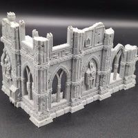 Small Tournament Left Corner Ruins: Domina Ferrum Grim Dark Imperial 3D Printed Terrain (Copy)