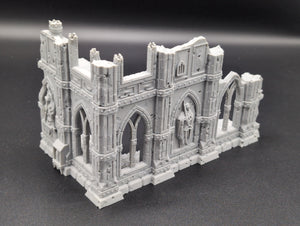 Small Tournament Left Corner Ruins: Domina Ferrum Grim Dark Imperial 3D Printed Terrain (Copy)