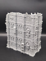 Large Tournament Right Corner Ruins LOS Blocking : Domina Ferrum Grim Dark Imperial 3D Printed Terrain
