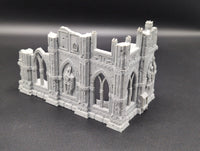 Small Tournament Right Corner Ruins: Domina Ferrum Grim Dark Imperial 3D Printed Terrain
