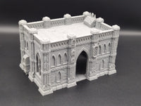 Battle Damaged Small Building: Domina Ferrum Grim Dark Imperial 3D Printed Terrain
