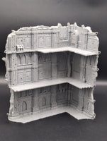 Large Tournament Left Corner Ruins LOS Blocking : Domina Ferrum Grim Dark Imperial 3D Printed Terrain (Copy)
