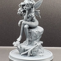 Celestia; 3D Printed Female Miniature, Fairy Miniature
