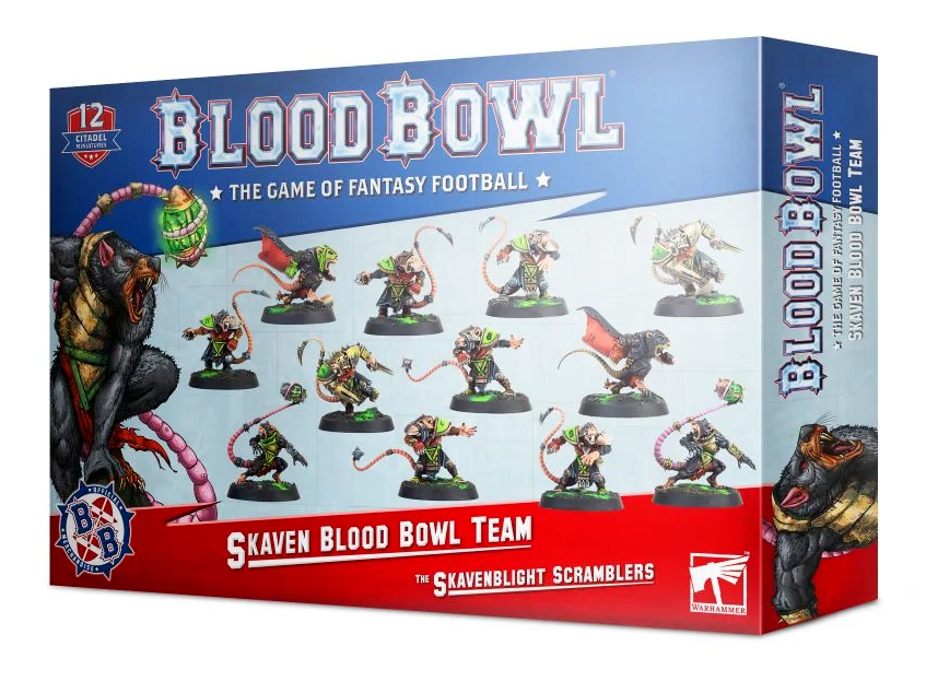 SKAVEN TEAM: THE SKAVENBLIGHT SCRAMBLERS Games Workshop Blood Bowl