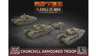 BRITAIN: CHURCHILL ARMOURED TROOP  Battlefront Miniatures Flames of War
