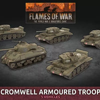 BRITAIN: CROMWELL ARMOURED TROOP Battlefront Miniatures Flames of War