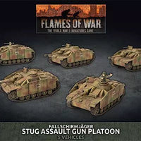 GERMANY: FALLSCHIRMJAGER STUG ASSAULT GUN PLATOON Battlefront Miniatures Flames of War