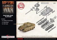 GERMANY: PANTHER A TANK PLATOON Battlefront Miniatures Flames of War
