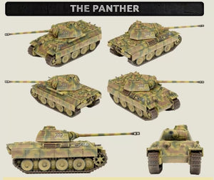 GERMANY: PANTHER A TANK PLATOON Battlefront Miniatures Flames of War