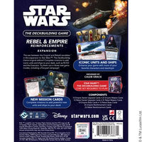 Star Wars: The Deckbuilding Game - Rebel & Empire Reinforcements Expansion Fantasy Flight Games Board Game

