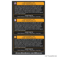 SW Legion: Leaders of the Republic Atomic Mass Games
