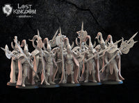 Night Elves- Hisui Guard by Lost Kingdom Miniatures;  Resin 3D Print
