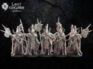 Night Elves- Hisui Guard by Lost Kingdom Miniatures;  Resin 3D Print