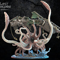 Night Elves- Akkorokamui, Sea Swallower by Lost Kingdom Miniatures;  Resin 3D Print