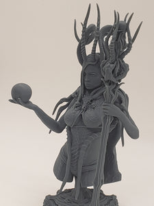Astarte: Fantasy Bust by Printomancer; 8k Resolution Resin 3D Print