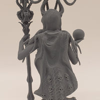 Astarte: Fantasy Bust by Printomancer; 8k Resolution Resin 3D Print
