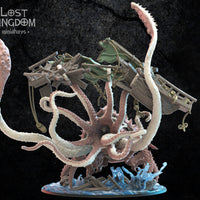 Akkorokamui, Sea Swallower: Lost Kingdom Miniatures NIght Elves Resin 3D Print