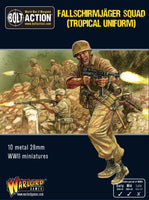 Germany - Fallschirmjager Squad (Tropical Uniform): Warlord Games Bolt Action

